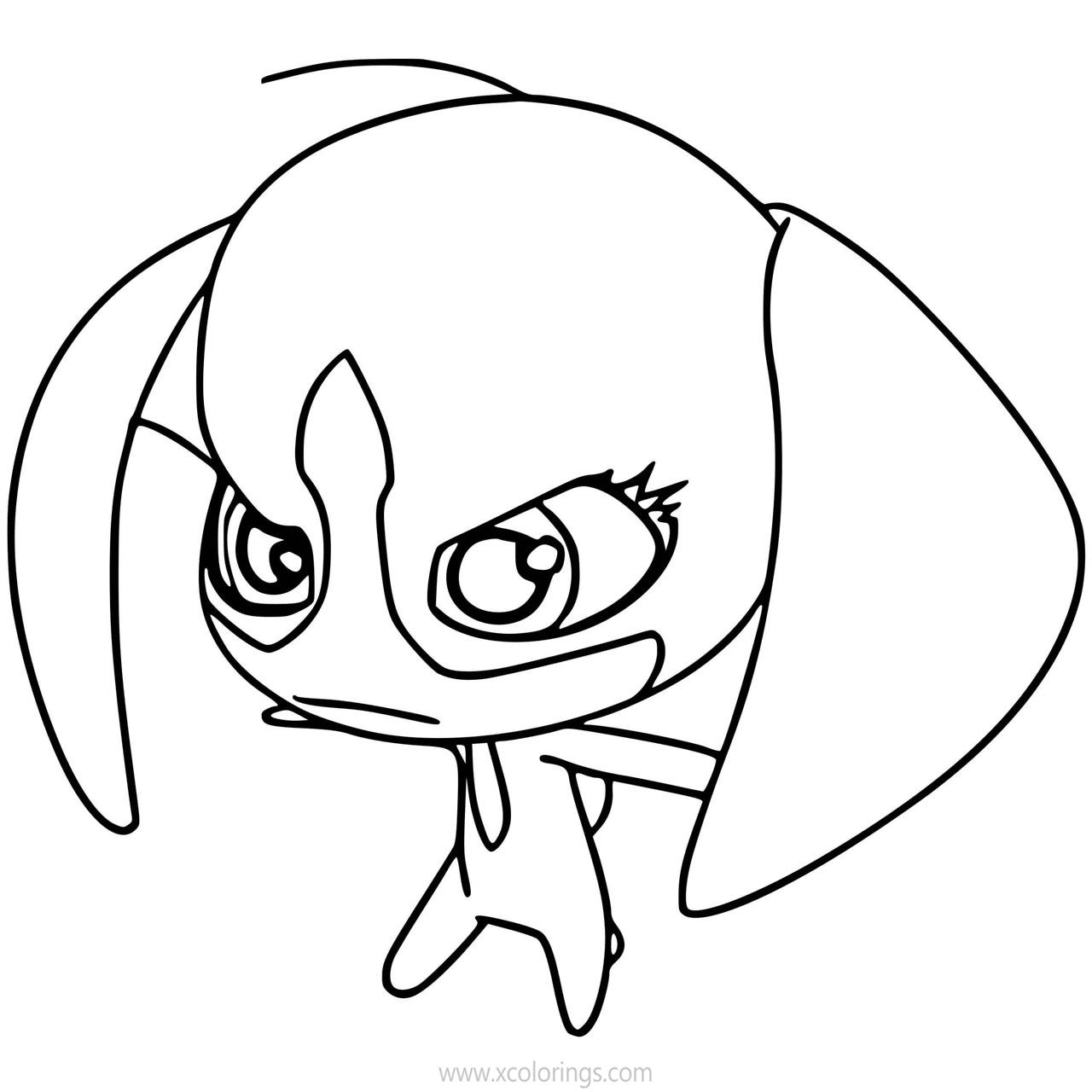 Free Chien Kwami from Miraculous Ladybug Coloring Pages printable