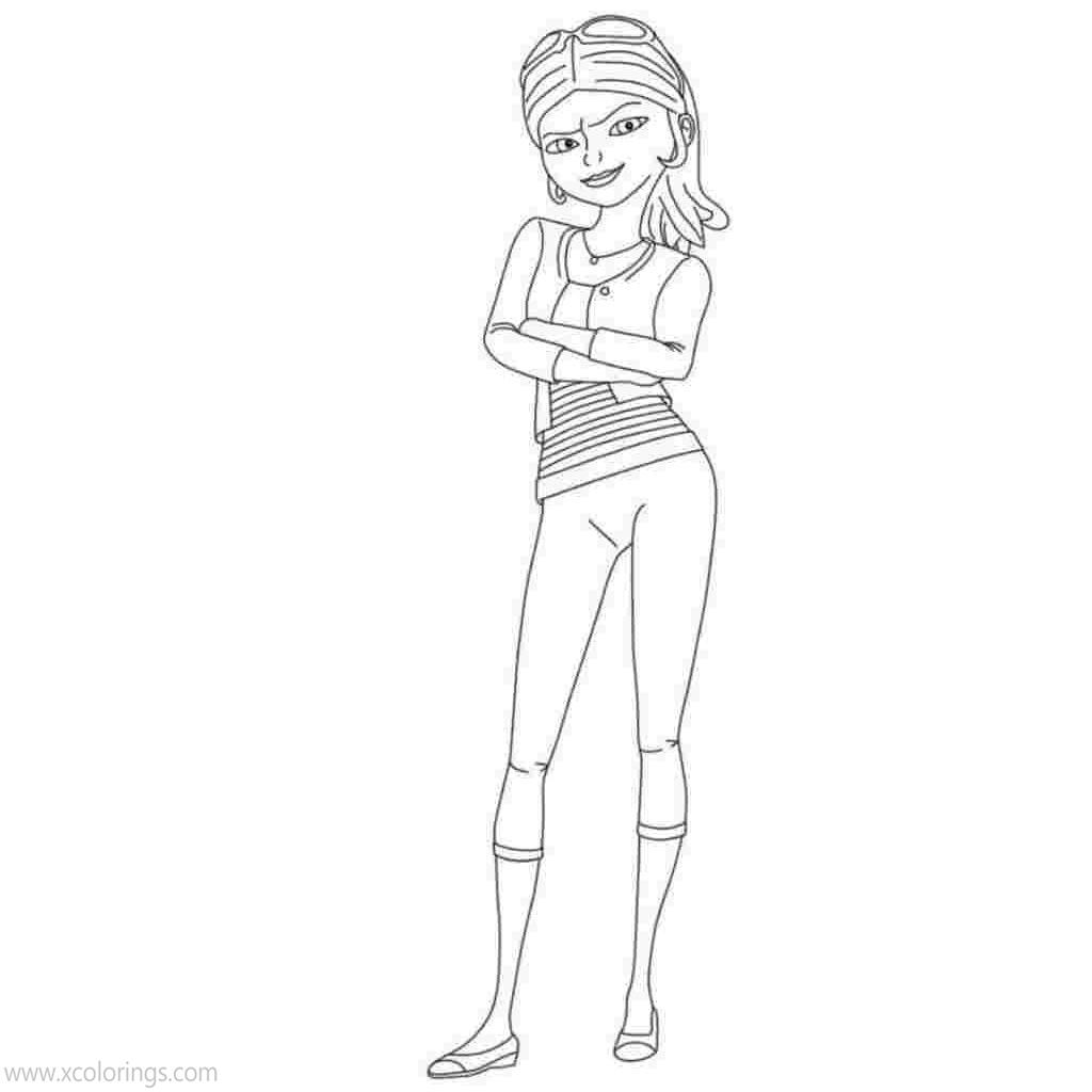 Free Chloe from Miraculous Ladybug Coloring Pages printable