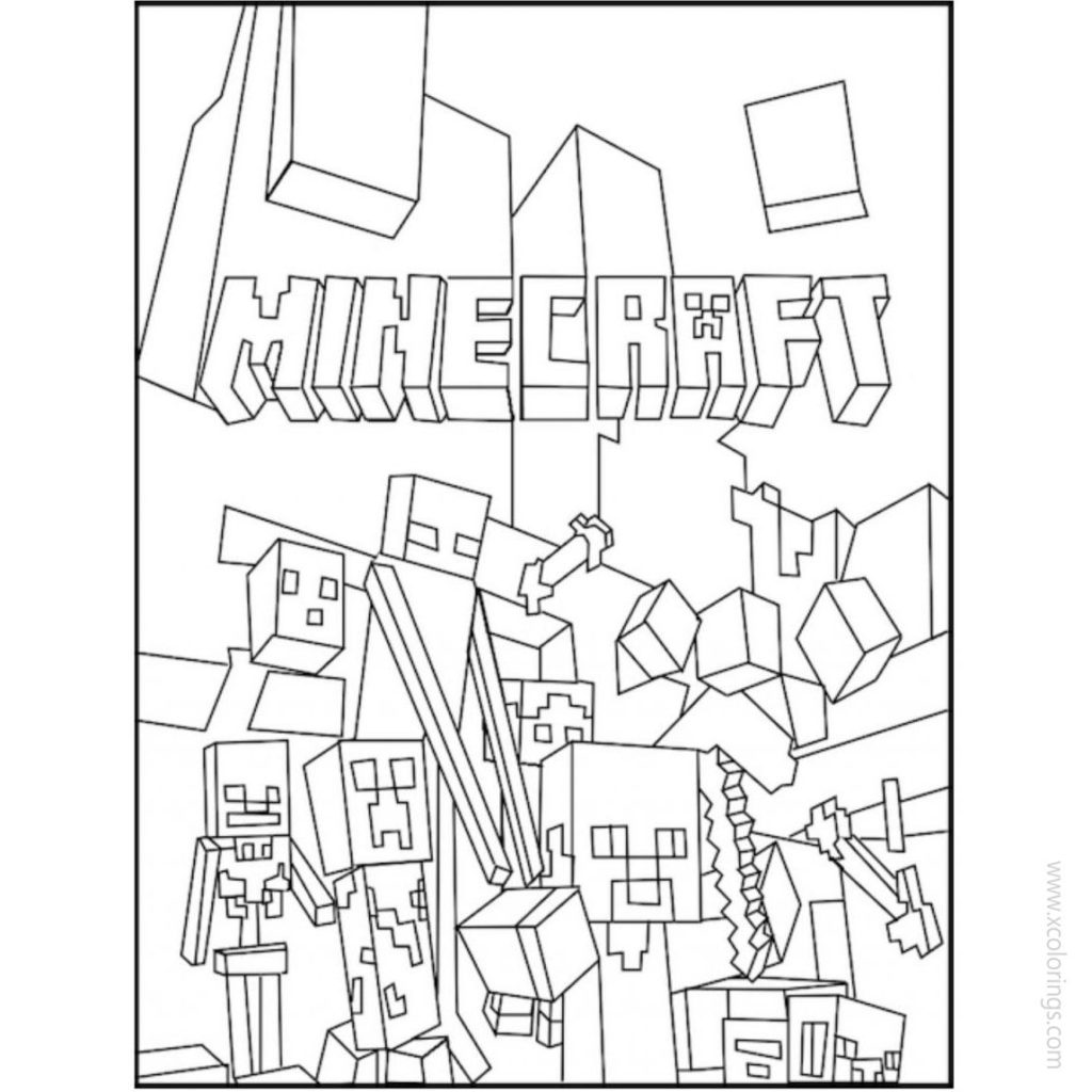 Minecraft Creeper Coloring Pages Coloring Pages