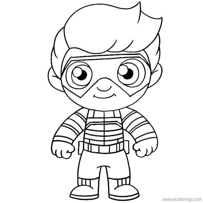 Free Cute Henry Danger Coloring Pages printable