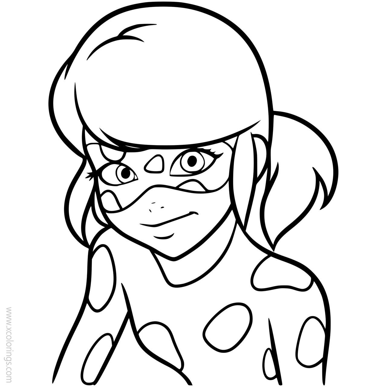 Free Cute Miraculous Ladybug Coloring Pages printable