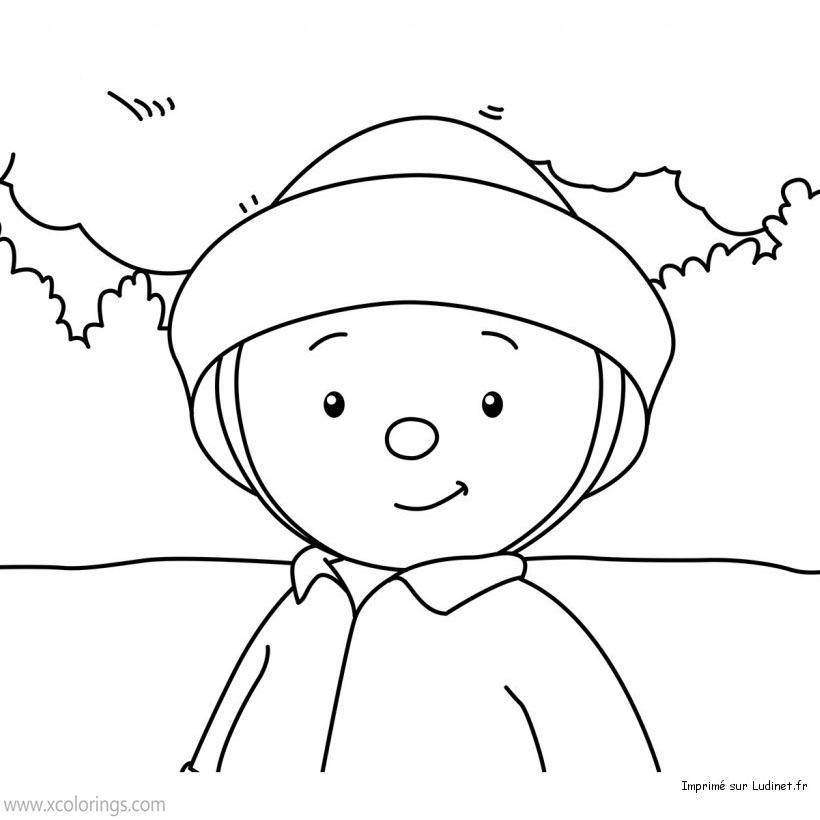 Free Cute Tchoupi Coloring Pages printable