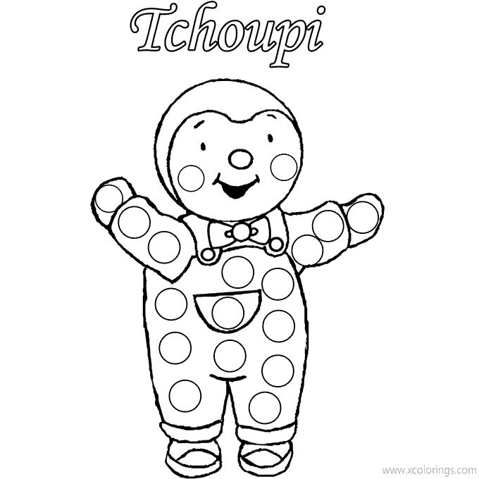 Free French Tchoupi Coloring Pages printable