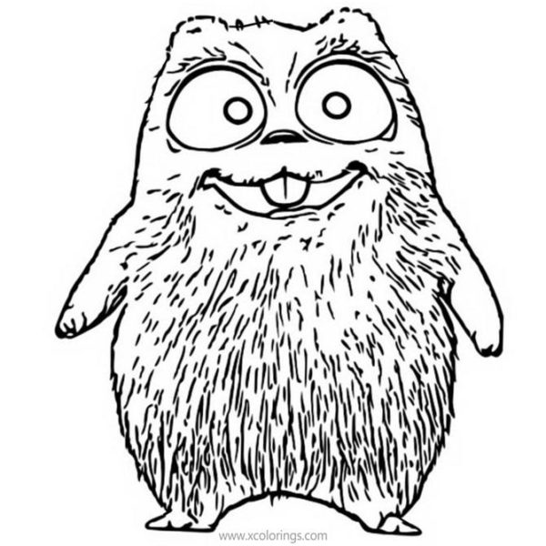 Grizzy and the Lemmings Coloring Pages Grizzy the Bear - XColorings.com