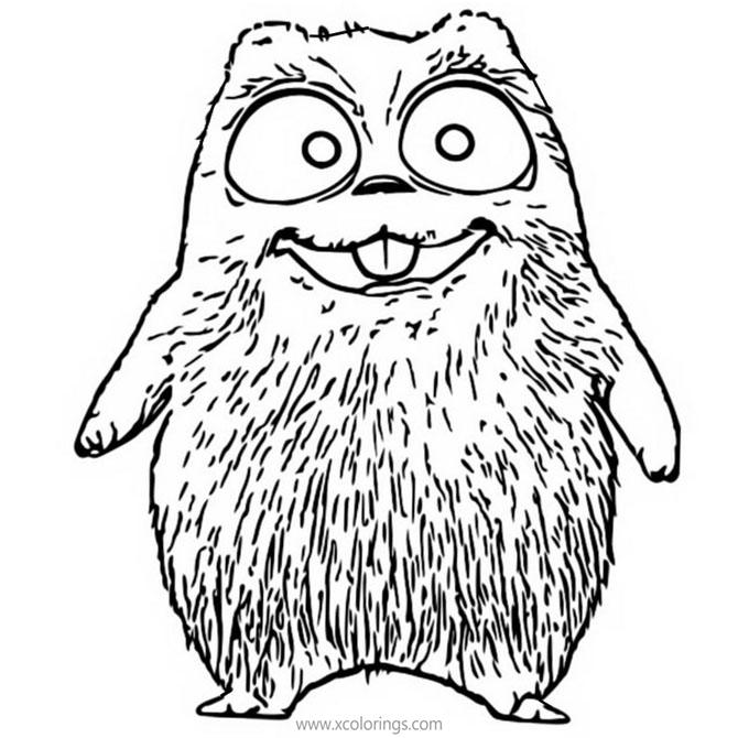 Free Grizzy and the Lemmings Coloring Pages Black and White printable