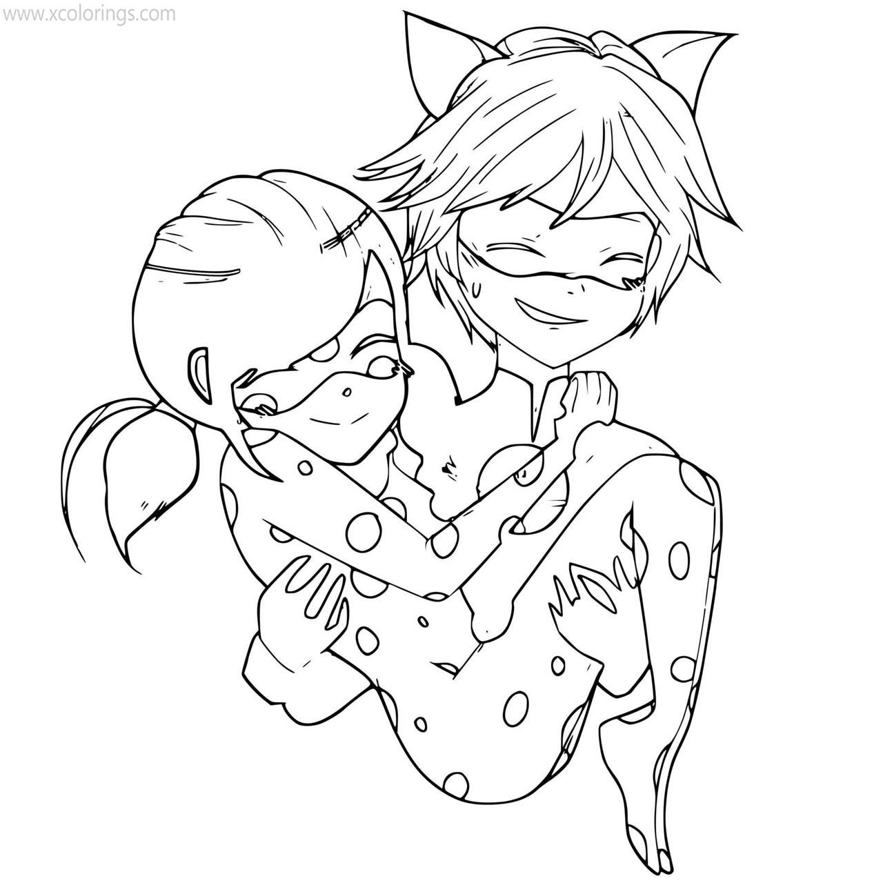 Happy Miraculous Ladybug Coloring Pages XColorings