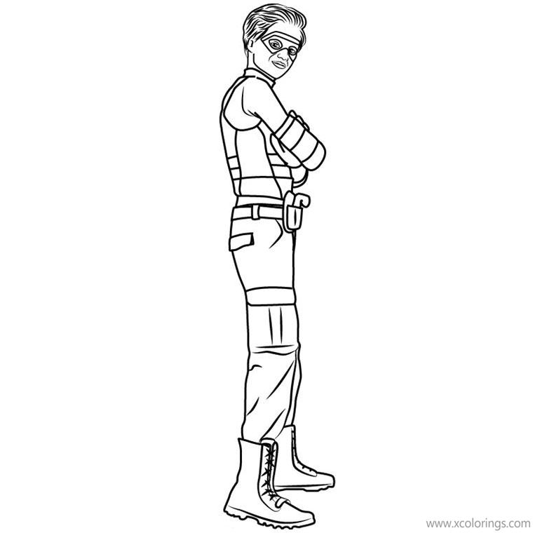 Free Henry Danger Coloring Pages Black and White printable