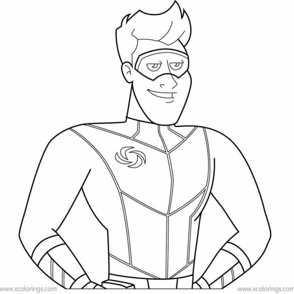 Henry Danger Coloring Pages Black and White - XColorings.com
