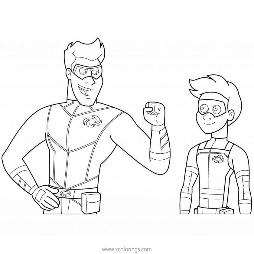 Free Henry Danger Coloring Pages Characters printable
