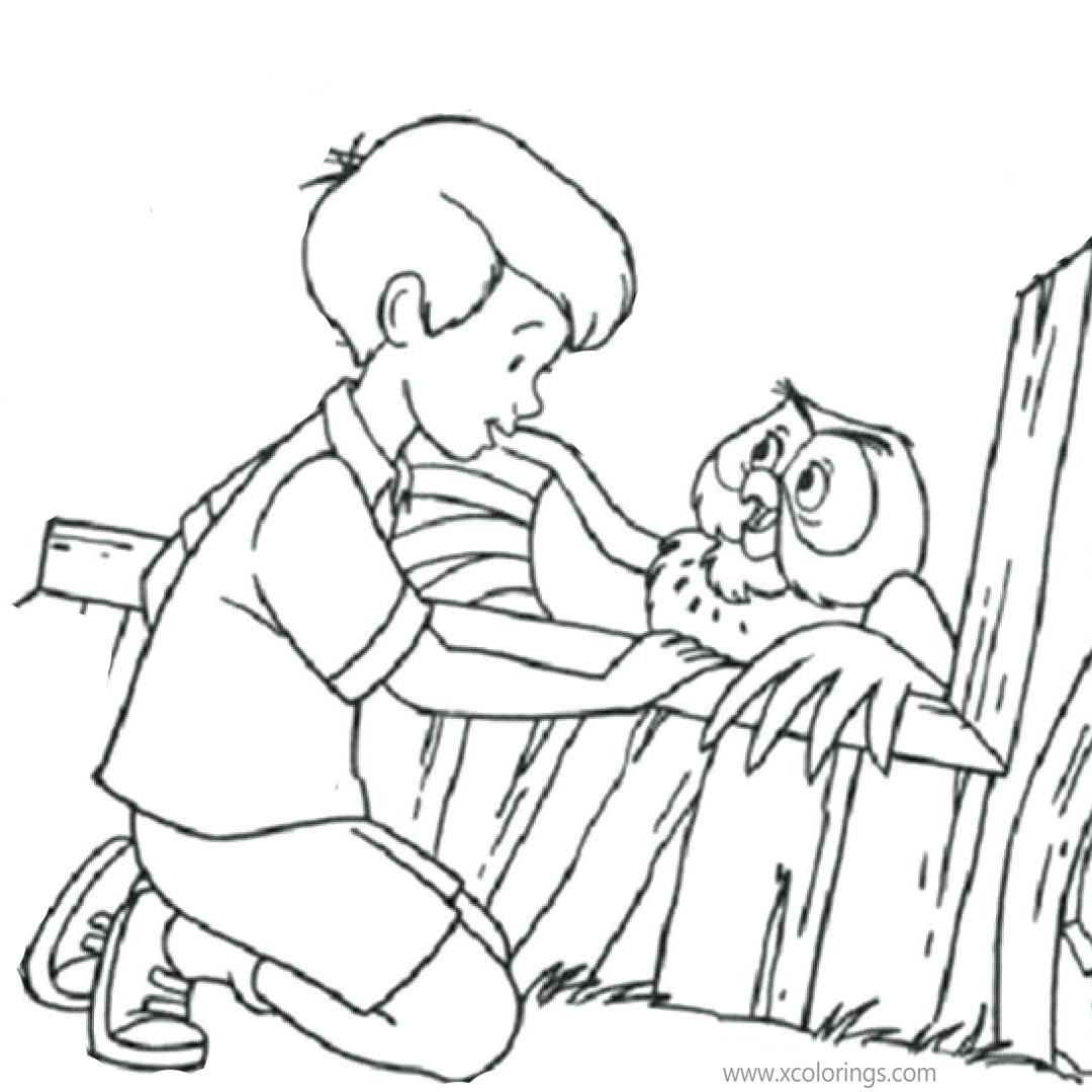 Free Henry Danger Coloring Pages Henry Hart Found A Owl printable