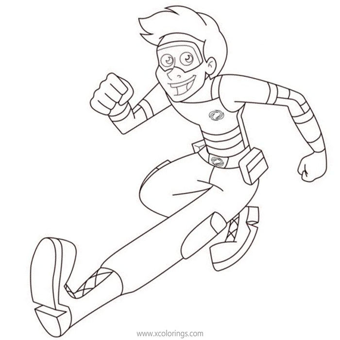 Free Henry Danger Coloring Pages Henry Hart is Running printable