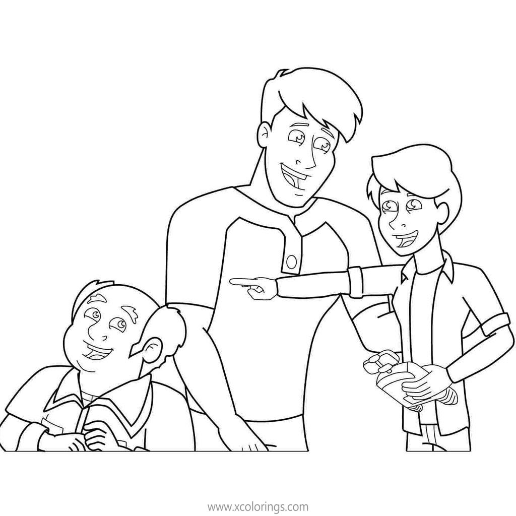 Henry Danger Coloring Pages Kid Danger Characters - XColorings.com