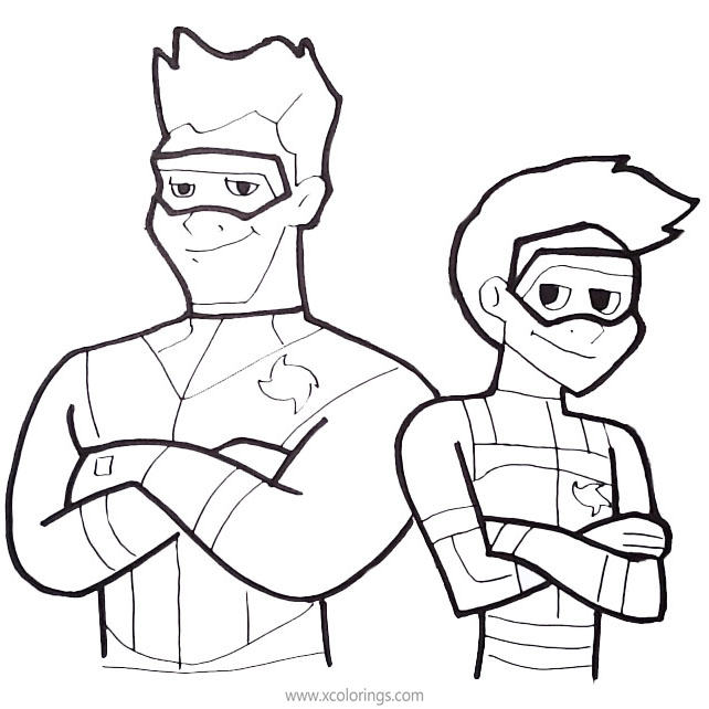 Free Henry Danger Coloring Pages Outline printable