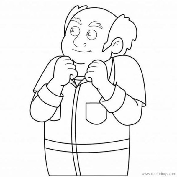 Henry Danger Coloring Pages with Captain Man - XColorings.com