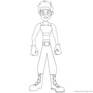 Henry Danger Coloring Pages Character Piper Hart - XColorings.com
