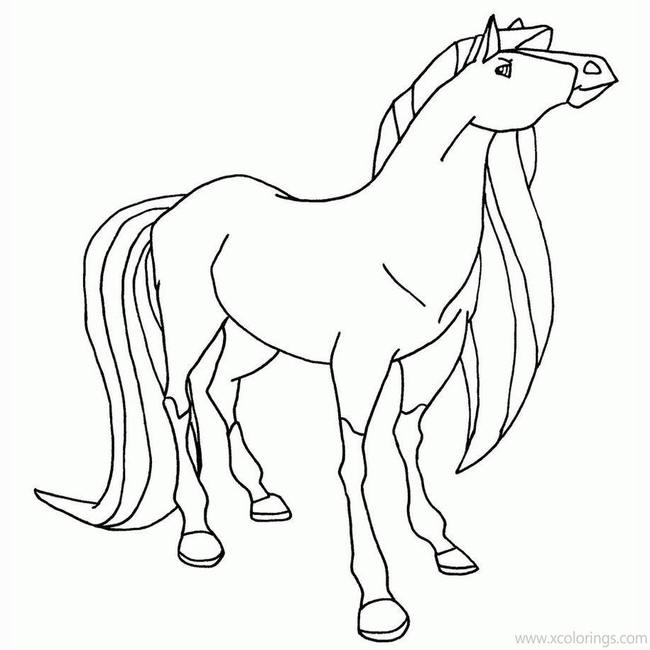 Free Horseland Coloring Pages Horse Chili printable