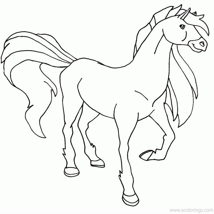 Free Horseland Coloring Pages Horse Printale printable