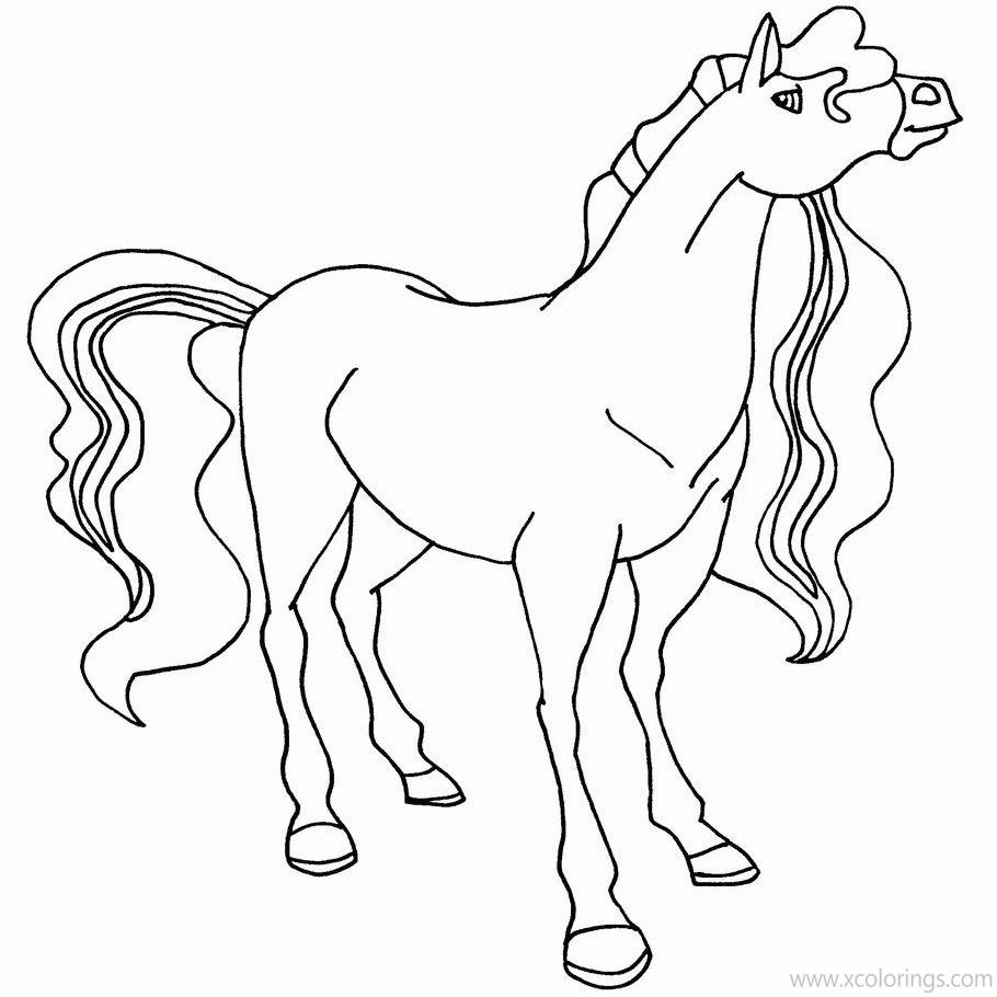 Free Horseland Coloring Pages Pepper printable