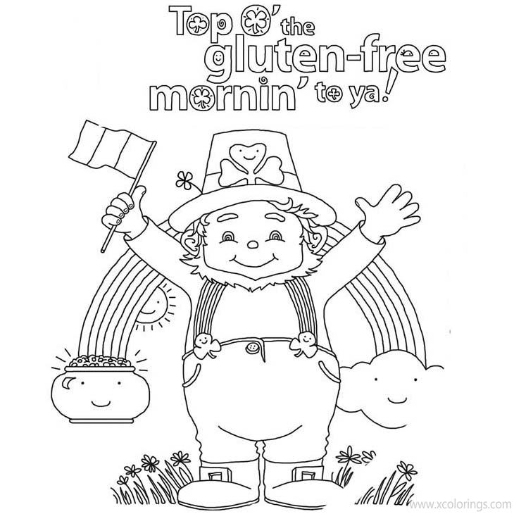 Free Irish St. Patrick's Day Coloring Pages printable