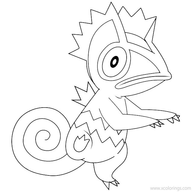 Free Kecleon Pokemon Coloring Pages printable