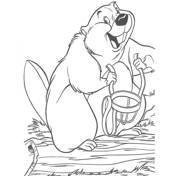 Free Lady and the Tramp Coloring Pages Mr. Busy printable