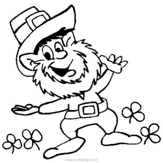Free Leprechaun from St. Patrick's Day Coloring Pages printable