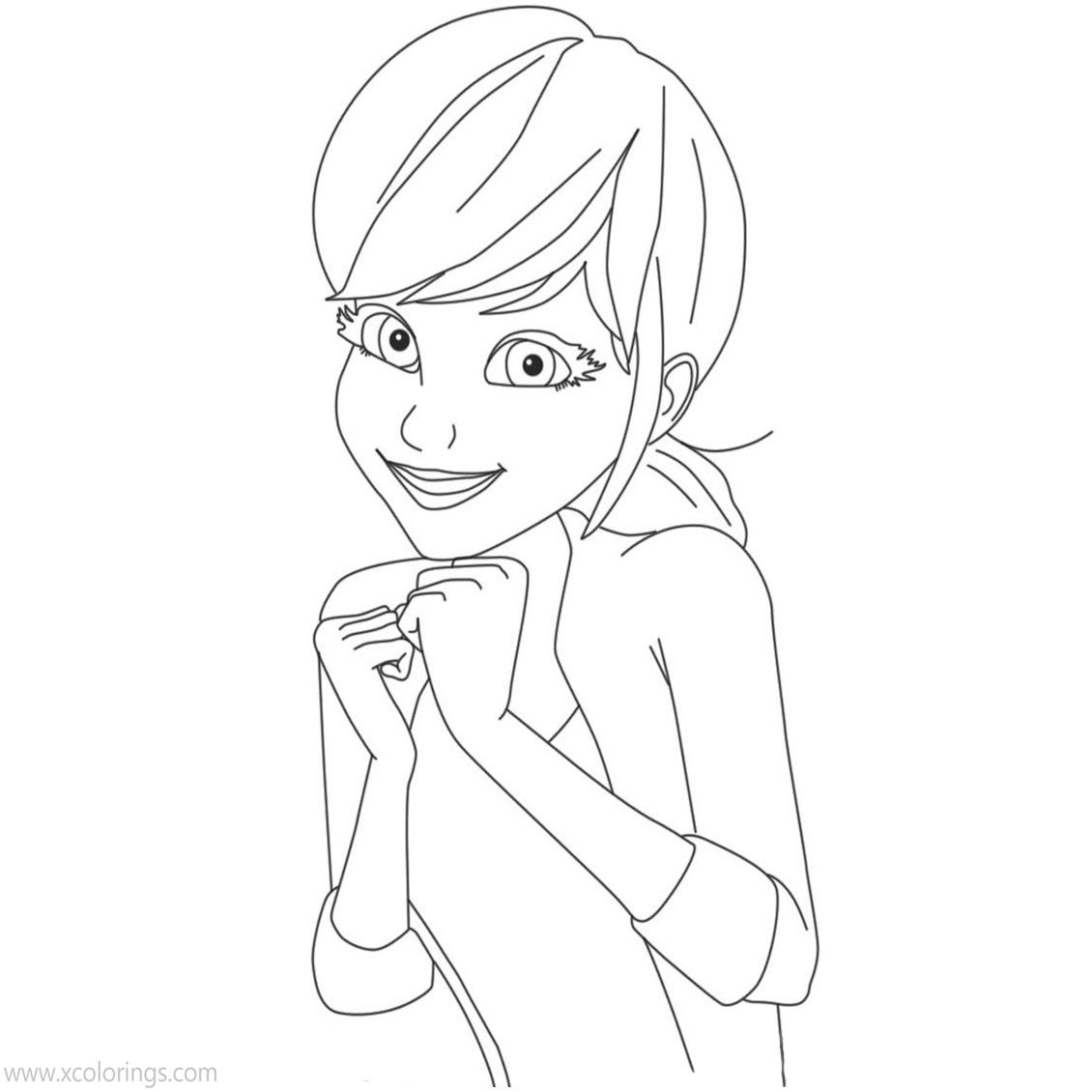 Free Lovely Miraculous Ladybug Coloring Pages printable