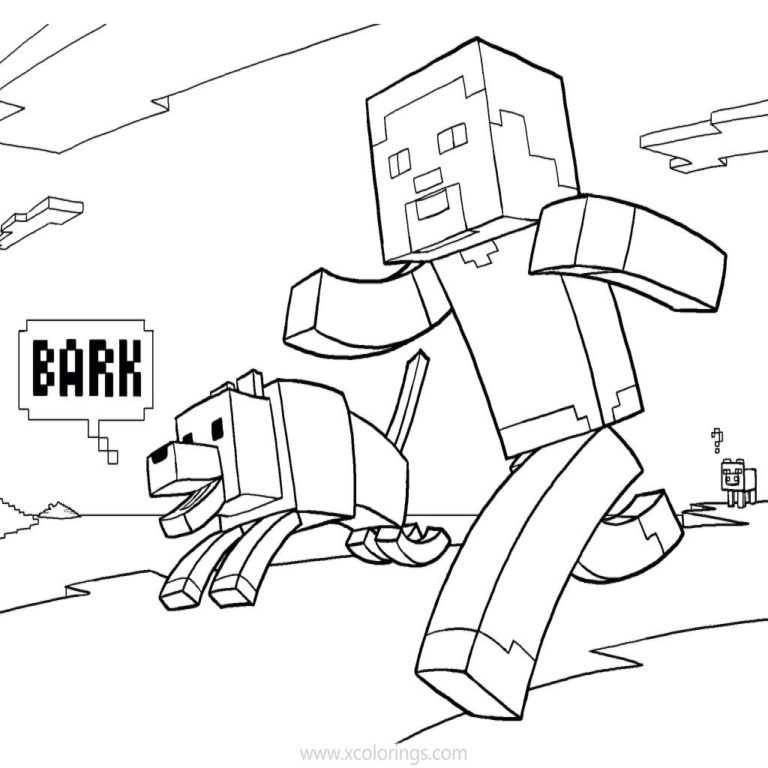 Diamond Armor Minecraft Steve Coloring Pages