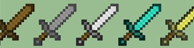 Minecraft Sword Coloring Pages Collection