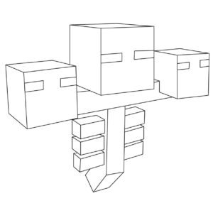Minecraft Wither Storm Coloring Pages - XColorings.com