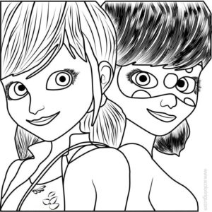 Miraculous Ladybug Coloring Pages Queen Bee - XColorings.com