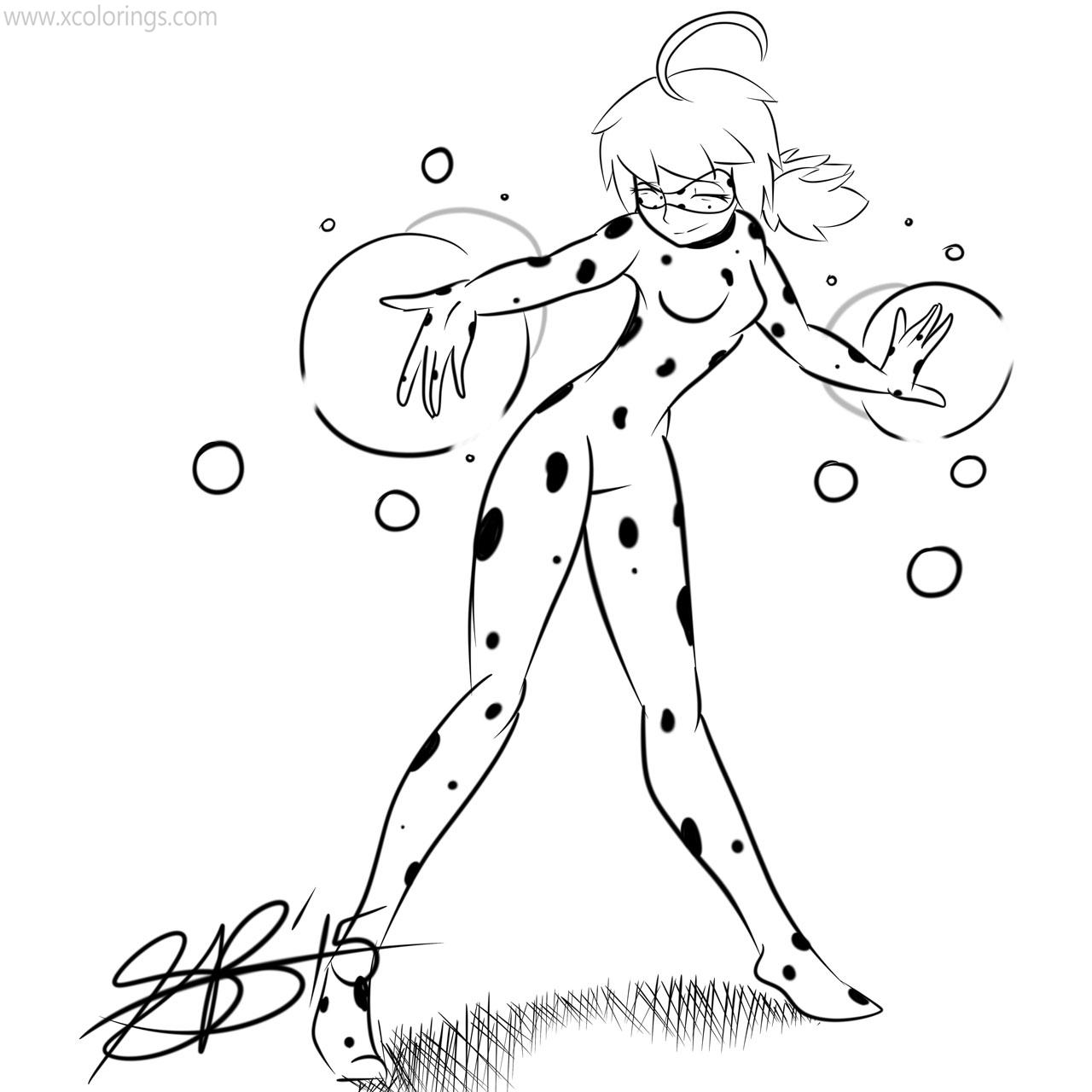 Free Miraculous Ladybug Coloring Pages Fanart printable