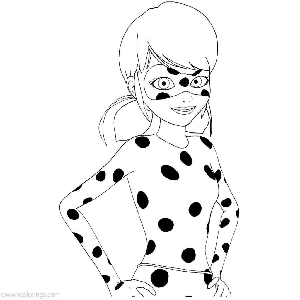 Miraculous Ladybug Coloring Pages Hawk Moth