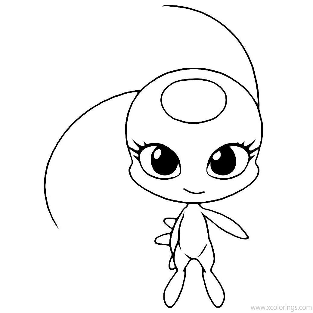 Miraculous Ladybug Coloring Pages Friend Tikki Xcolorings Com | Sexiz Pix