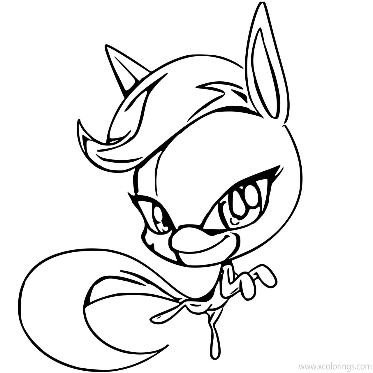 Miraculous Ladybug Coloring Pages Kaalki Kwami - XColorings.com