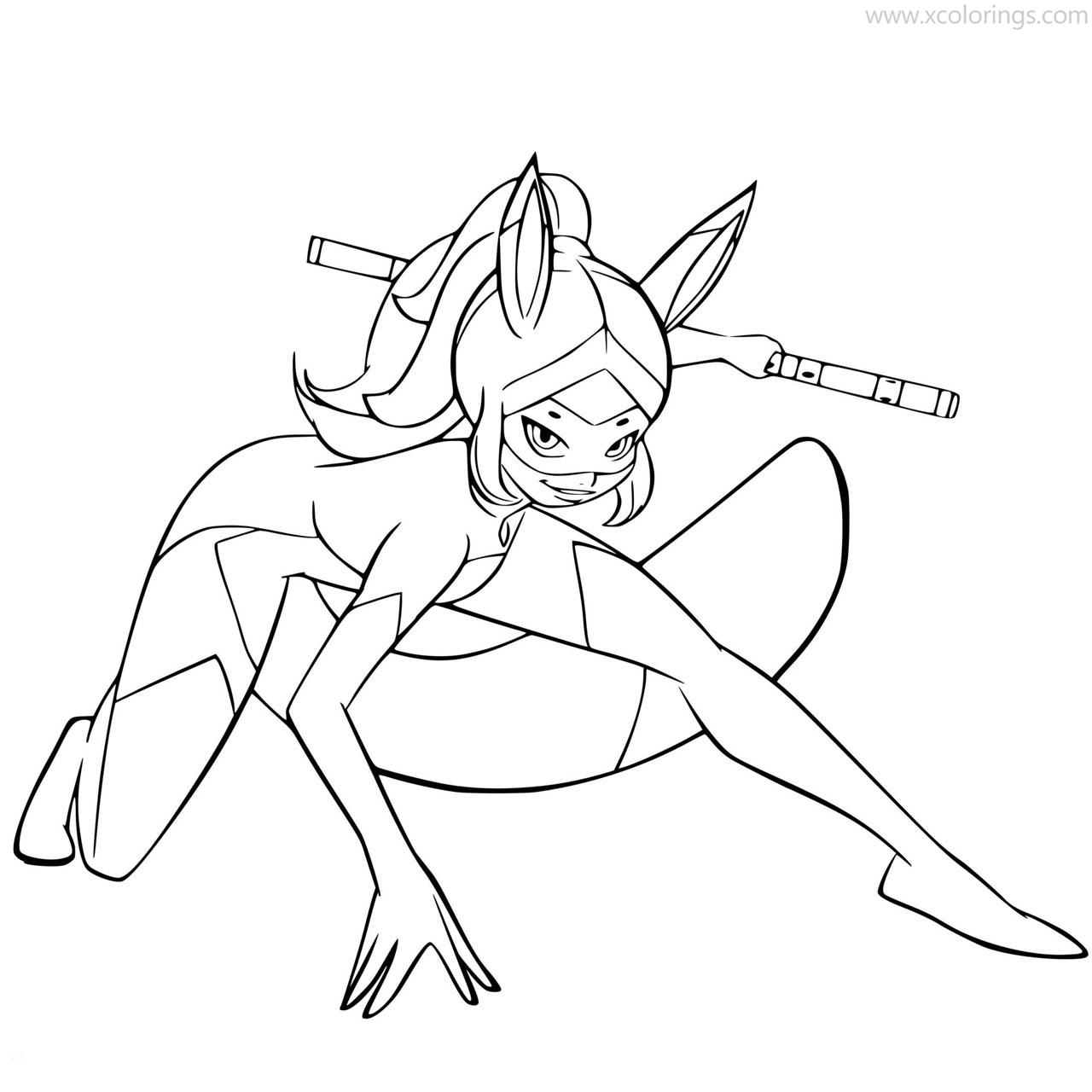 Free Miraculous Ladybug Coloring Pages Rena Rouges printable