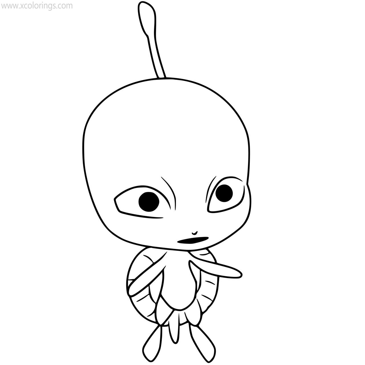 Ladybug And Cat Noir Kwami Coloring Pages / Learn How to Draw Nooroo