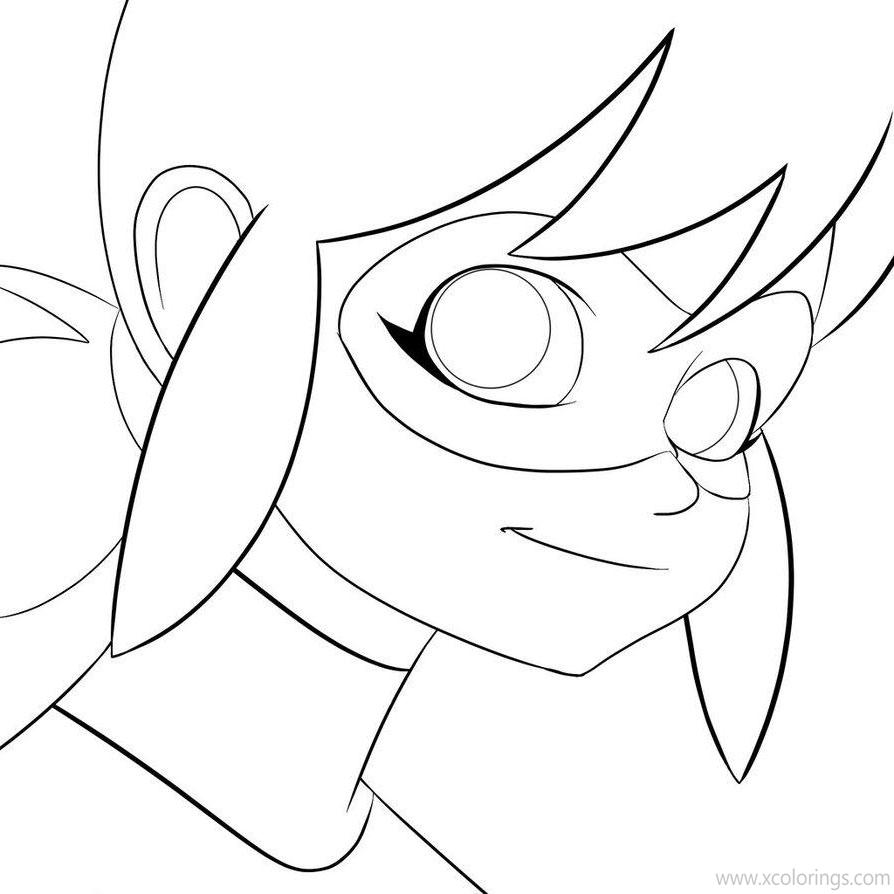 Free Miraculous Ladybug Face Coloring Pages printable