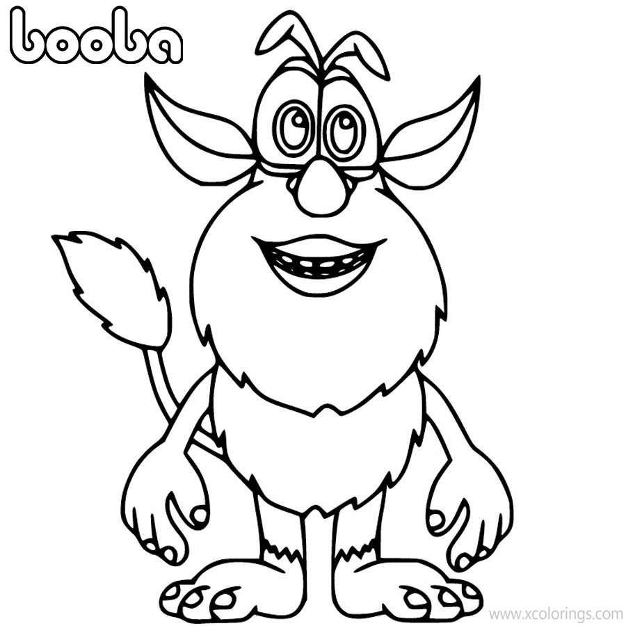 Free Movie Booba Coloring Pages printable