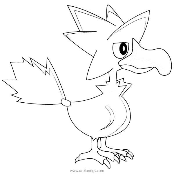 Free Murkrow Pokemon Coloring Pages printable