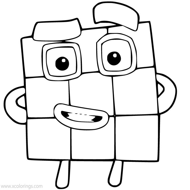 Numberblocks Coloring Pages 11