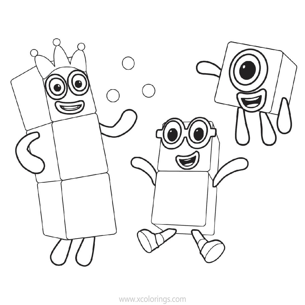  Free Printable Numberblocks Coloring Pages Printable Templates