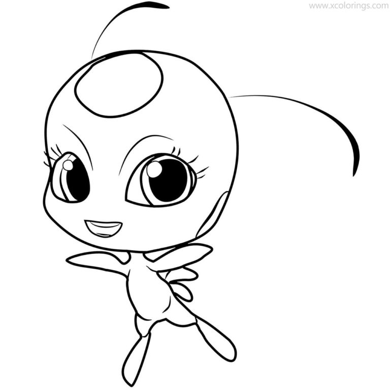 Miraculous Ladybug Marinette Coloring Pages