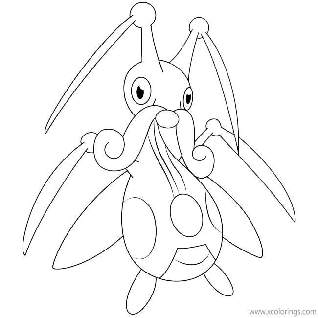 Free Pokemon Coloring Pages Kricketune printable