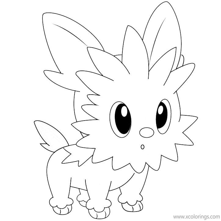 Free Pokemon Coloring Pages Lillipup printable