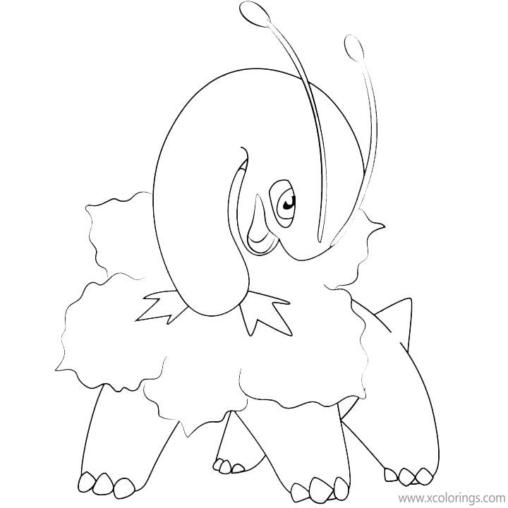 Pokemon Coloring Pages Meganium - XColorings.com