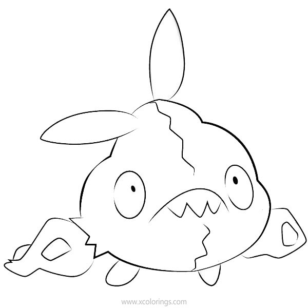 Free Pokemon Coloring Pages Trubbish printable