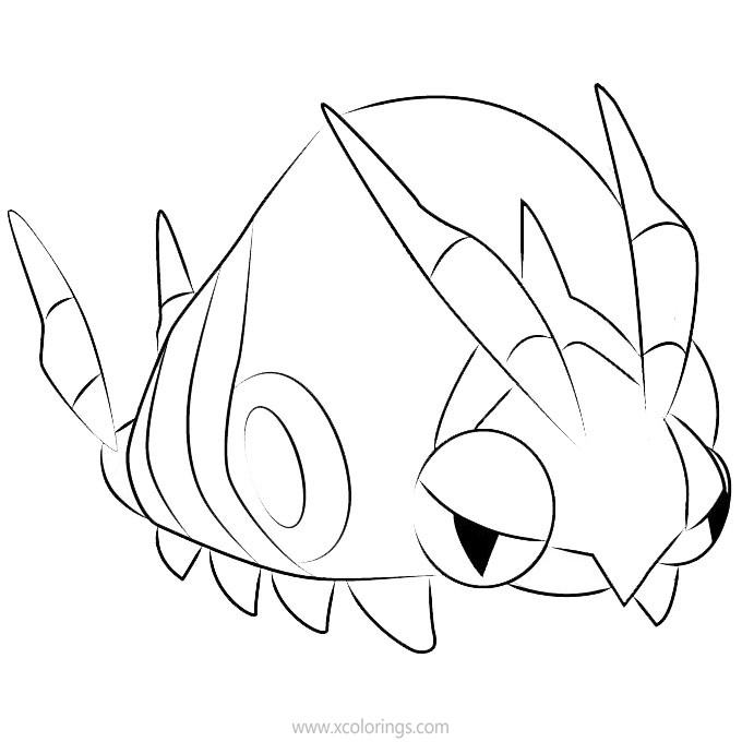 Free Pokemon Coloring Pages Venipede printable
