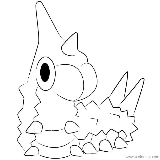 Free Pokemon Coloring Pages Wurmple printable