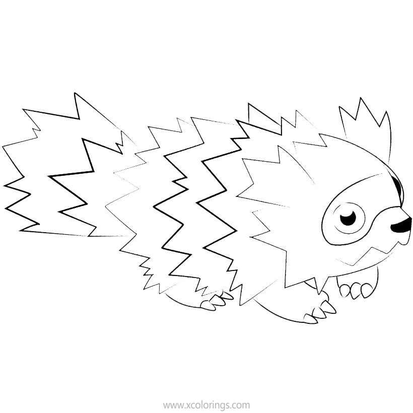 Free Pokemon Coloring Pages Zigzagoon printable